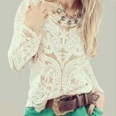Blusa de Renda Guipir