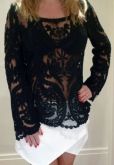 Blusa de Renda Guipir